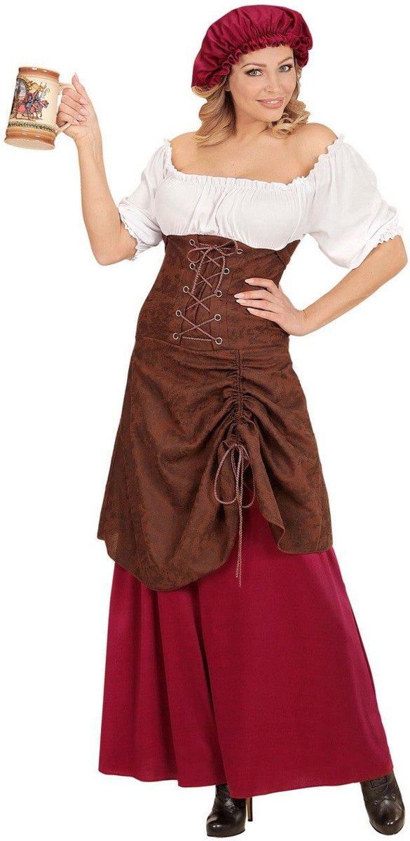 Boeren Tirol & Oktoberfest Kostuum | Taveerne Meid Lisanne | Vrouw | Large | Carnaval kostuum | Verkleedkleding